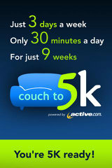 image of Active Network Wins 2012 Best Mobile Industry Mobile Application Mobile WebAward for Active.com Couch-to-5K