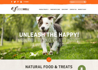 image of Cuker Wins 2015 Best Consumer Goods Mobile Website Mobile WebAward for Dogswell Website Redesign