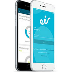 image of eir  Wins 2015 Best Telecommunication Mobile Application Mobile WebAward for My eir app