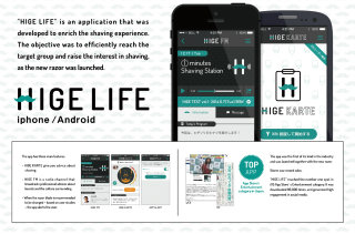 image of Great Works KK Wins 2015 Best Consumer Goods Mobile Application Mobile WebAward for HIGE LIFE