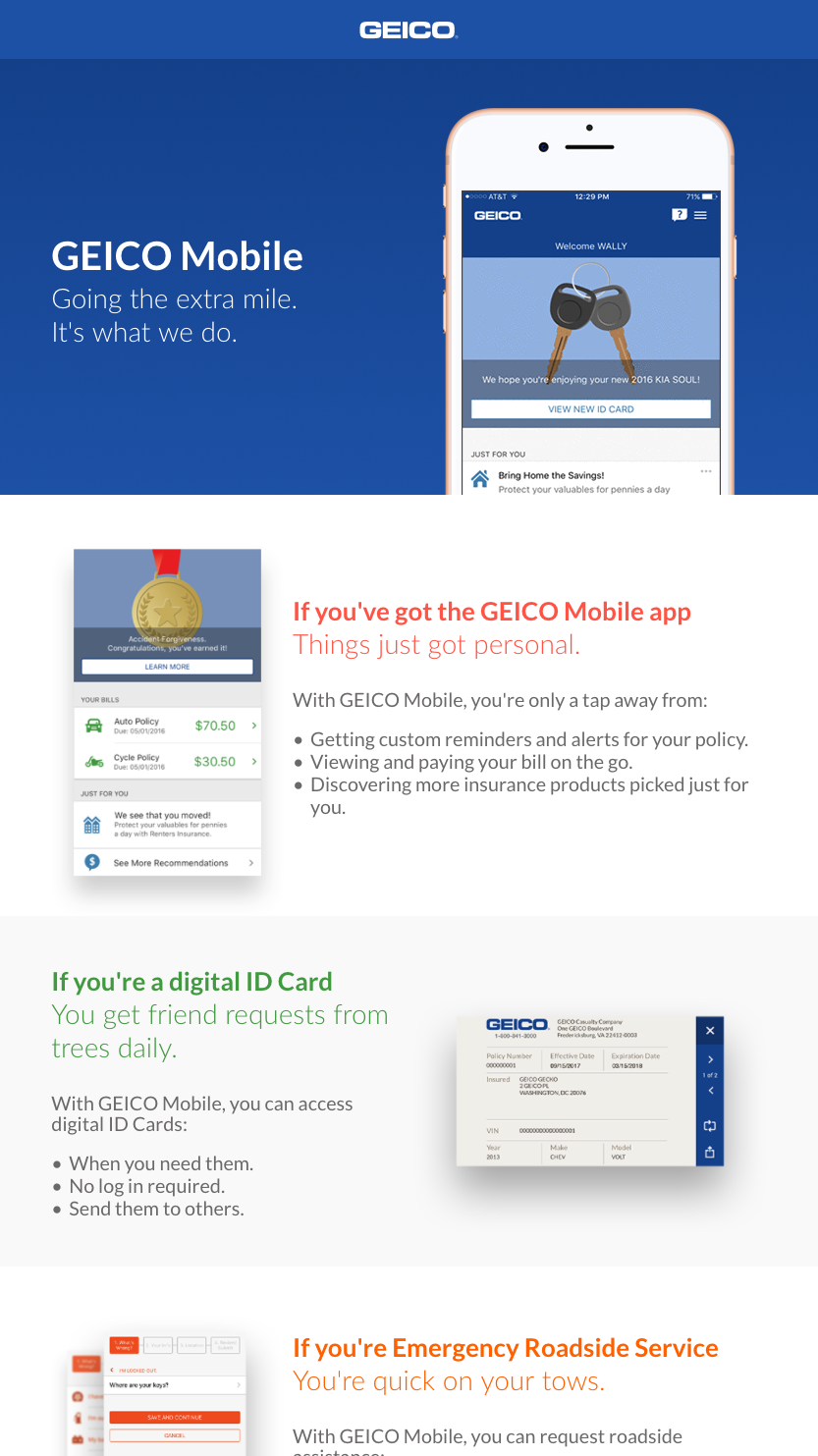 image of GEICO Wins 2017 Best Insurance Mobile Application Mobile WebAward for GEICO Mobile