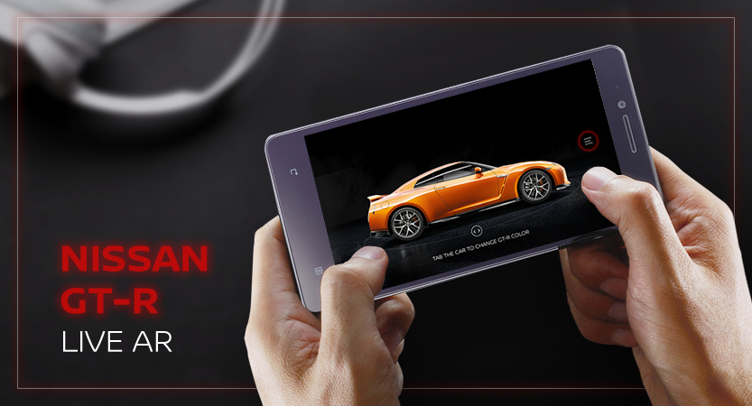 image of Nissan Motor (Thailand) / Mirum Thailand Wins 2018 Best Automobile Mobile Application Mobile WebAward for Nissan GT-R LIVE AR Mobile Application 