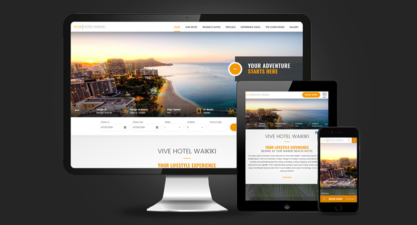 image of Milestone Inc. Wins 2018 Best Hotel and Lodging Mobile Website, Best of Show Mobile Website Mobile WebAward for VIVE Hotel Waikiki