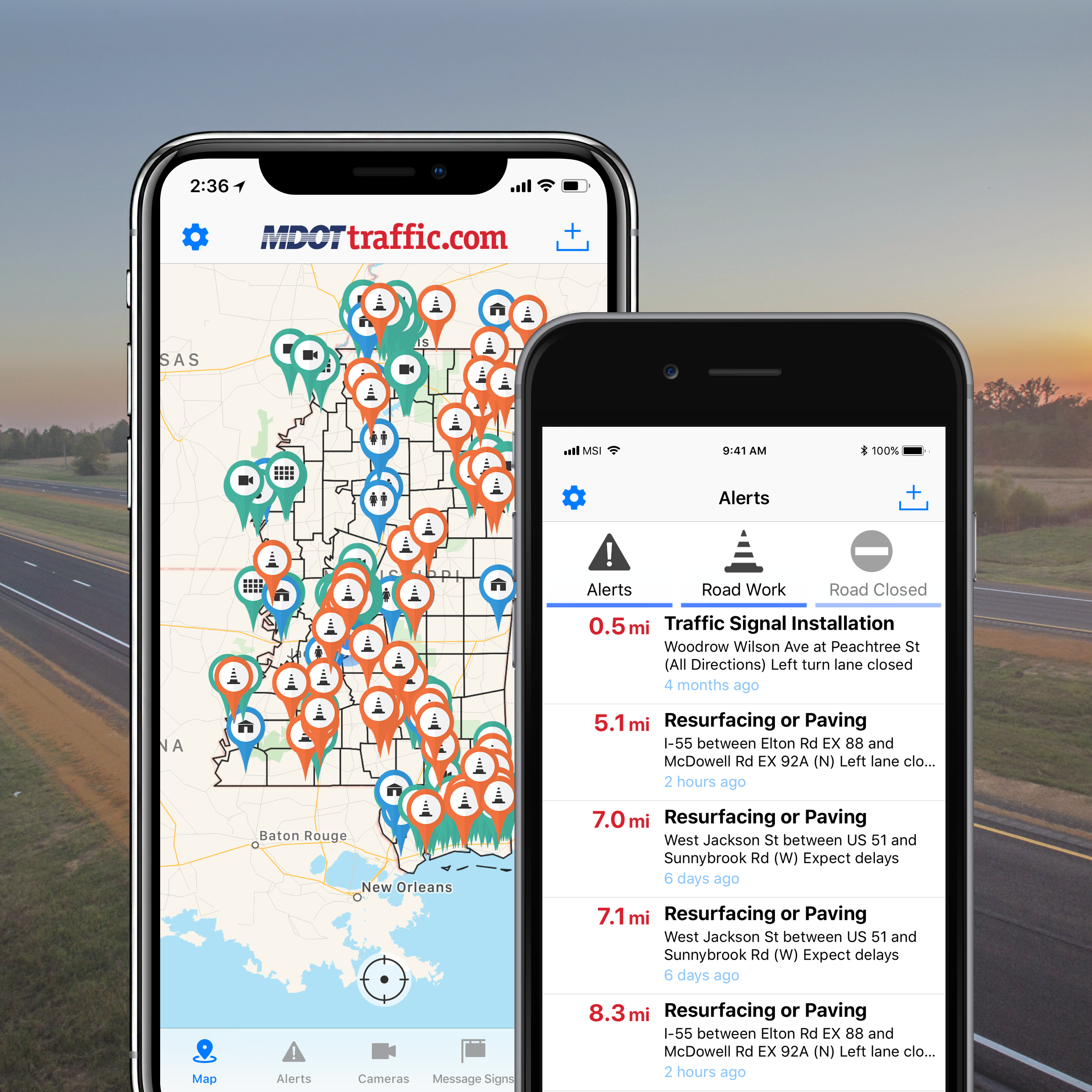 image of MS Department of Transportation  Wins 2018 Outstanding Mobile Application Mobile WebAward for MDOT Traffic Mobile App