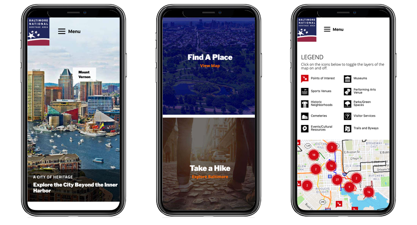 image of Alexander & Tom, Inc. Wins 2019 Best Non-Profit Mobile Website Mobile WebAward for Explore Baltimore