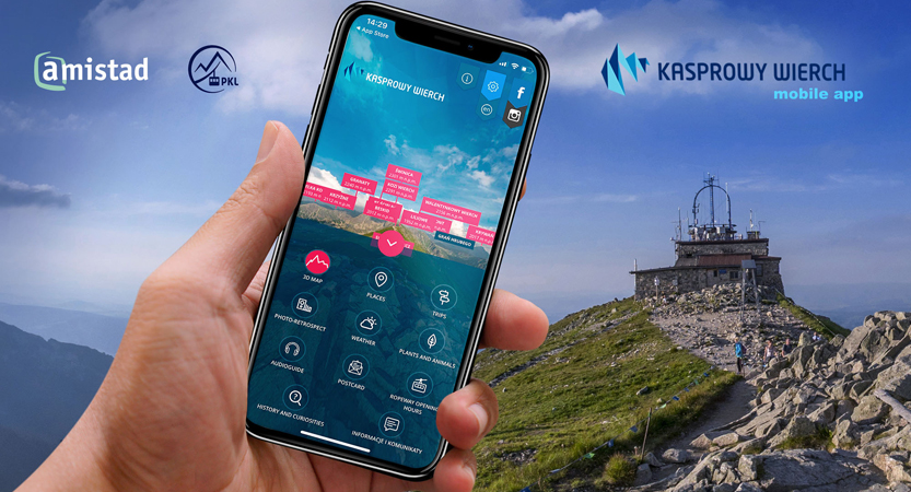 image of Polskie Koleje Linowe | Amistad Sp z o.o. Wins 2019 Best Regional Mobile Application Mobile WebAward for Kasprowy Wierch - mobile app