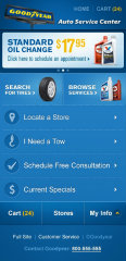 image of MICROS-Retail Wins 2012 Outstanding Mobile Website Mobile WebAward for Goodyear Auto Service Center