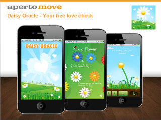 image of Aperto Move Wins 2012 Best Toy & Hobby Mobile Application Mobile WebAward for Daisy Oracle - Your free love check