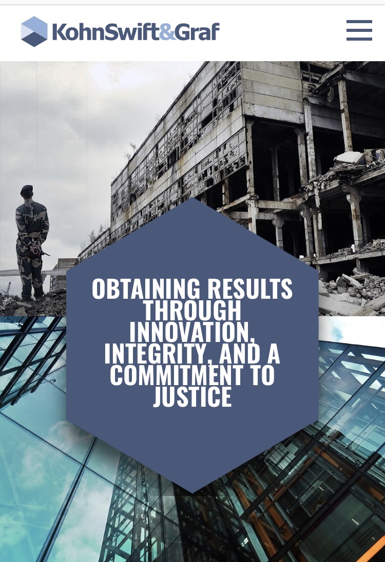 image of Legal Internet Solutions Incorporated Wins 2022 Outstanding Mobile Website Mobile WebAward for Kohn Swift & Graf