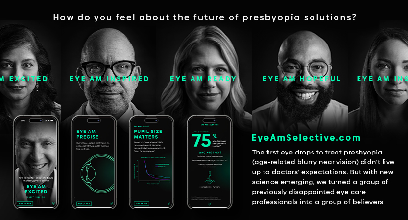 image of Science & Purpose Wins 2024 Best Pharmaceuticals Mobile Website Mobile WebAward for EYE AM 