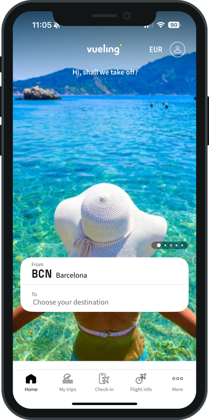 image of Vueling Airlines Wins 2024 Best Airline Mobile Application Mobile WebAward for Vueling Airlines
