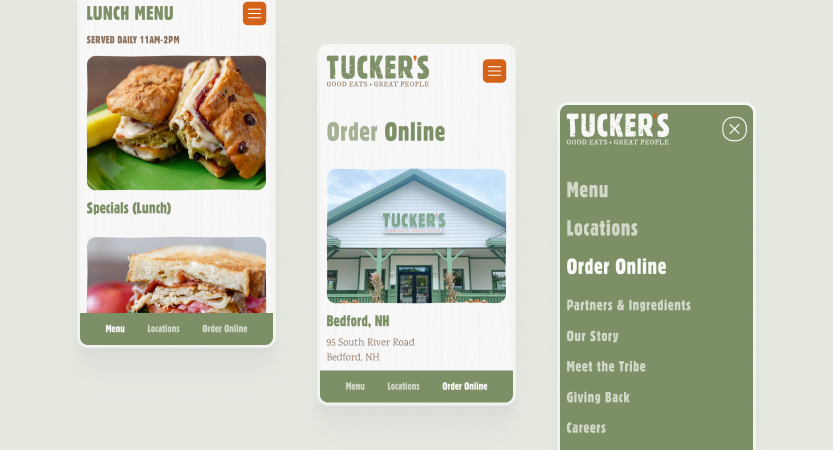 image of Altos Wins 2024 Best Restaurant Mobile Website, Best of Show Mobile Website Mobile WebAward for Tucker's Website