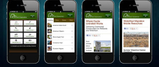 image of Ducks Unlimited Wins 2013 Best Non-Profit Mobile Website Mobile WebAward for Ducks Unlimited