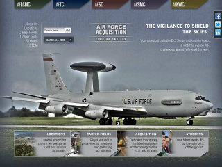 image of Air Force Acquisition Civilian Careers Wins 2013 Best Employment Mobile Website Mobile WebAward for Air Force Acquisition Civilian Careers