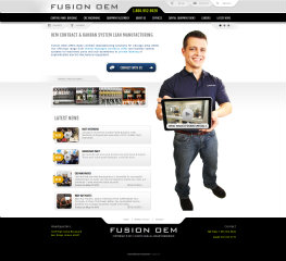 image of TopSpot Internet Marketing Wins 2013 Best Manufacturing Mobile Website Mobile WebAward for Fusion OEM Responsive Website