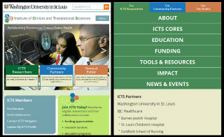 image of VIVIDSITES Wins 2013 Best Science Mobile Website Mobile WebAward for Washington University Institute of Clinical and Translational Sciences
