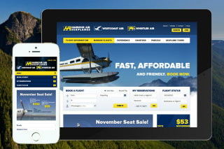 image of Lightmaker Wins 2013 Best Travel Mobile Website Mobile WebAward for Harbour Air Responsive Website