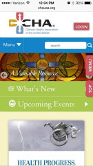 image of Matrix Group International, Inc. Wins 2013 Best Associations Mobile Website Mobile WebAward for Catholic Health Association of the United States Responsive Mobile Site Redesign