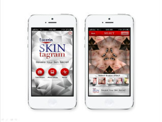 image of XM Thomas Idea  Wins 2013 Best Fashion or Beauty Mobile Application Mobile WebAward for Eucerin Skintagram