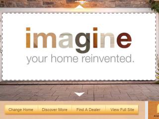 image of Clopay Garage Doors and Hitchcock Fleming & Associates, Inc. Wins 2013 Best Home Building Mobile Website Mobile WebAward for Clopay® Garage Doors “Imagine” Campaign Landing Page