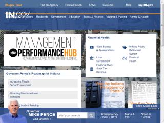 image of  Wins 2014 Best Government Mobile Website Mobile WebAward for IN.gov Management Performance Hub