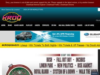 image of CBS Local Digital Media Wins 2014 Best Radio Mobile Website Mobile WebAward for Best Radio Mobile Website: KROQ