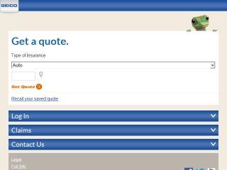 image of GEICO Wins 2013 Best Insurance Mobile Website Mobile WebAward for GEICO Mobile Web