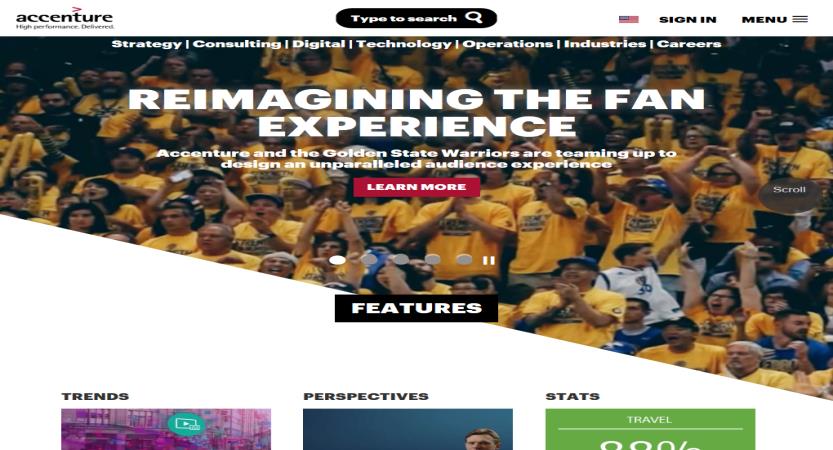 image of Accenture Wins 2017 Best Consulting Mobile Website Mobile WebAward for Accenture Mobile Website