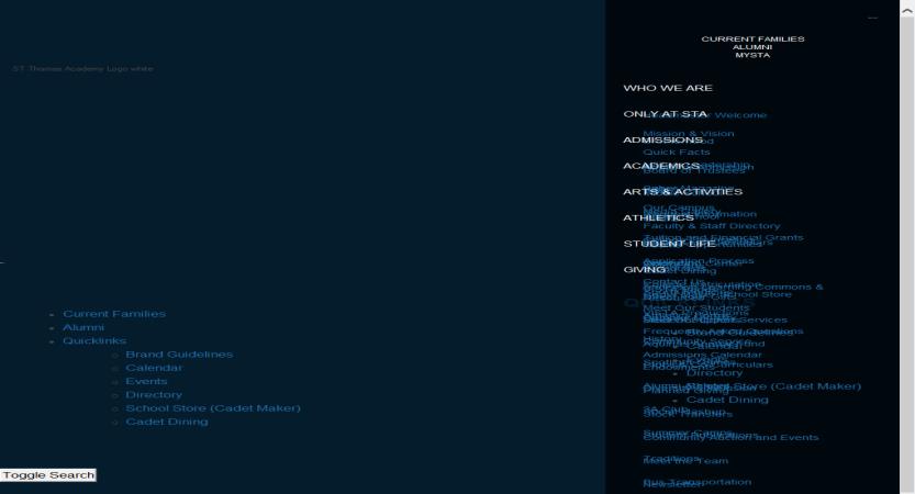 image of Finalsite  Wins 2018 Best School Mobile Website Mobile WebAward for Saint Thomas Academy
