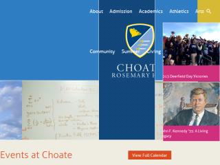 image of Finalsite.com Wins 2013 Best School Mobile Website Mobile WebAward for Choate Rosemary Hall
