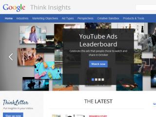 image of Huge and Google Wins 2013 Best B2B Mobile Website Mobile WebAward for Google Think Insights