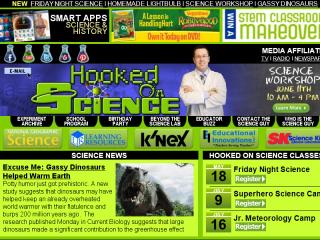 image of Hooked on Science Wins 2012 Best Education Mobile Website Mobile WebAward for www.hookedonscience.org