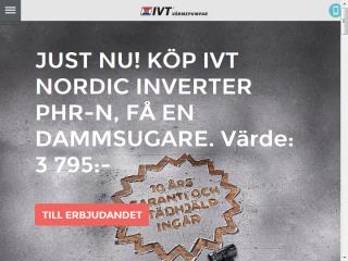image of IVT Värmepumpar Wins 2014 Best Home Building Mobile Website Mobile WebAward for ivt.se