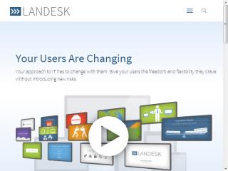 image of LANDESK Wins 2014 Best B2B Mobile Website Mobile WebAward for LANDESK Website