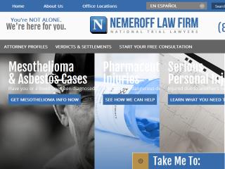 image of Scorpion Design Wins 2014 Best Legal Mobile Website Mobile WebAward for Nemeroff Law Firm