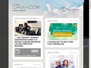 image of RED Interactive Agency, OWN Digital, Harpo Studios Wins 2014 Best Media Mobile Website Mobile WebAward for Oprah.com