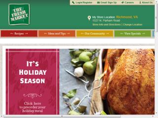 image of Geary LSF Wins 2013 Best Food Industry Mobile Website Mobile WebAward for The Fresh Market Mobile Responsive Website
