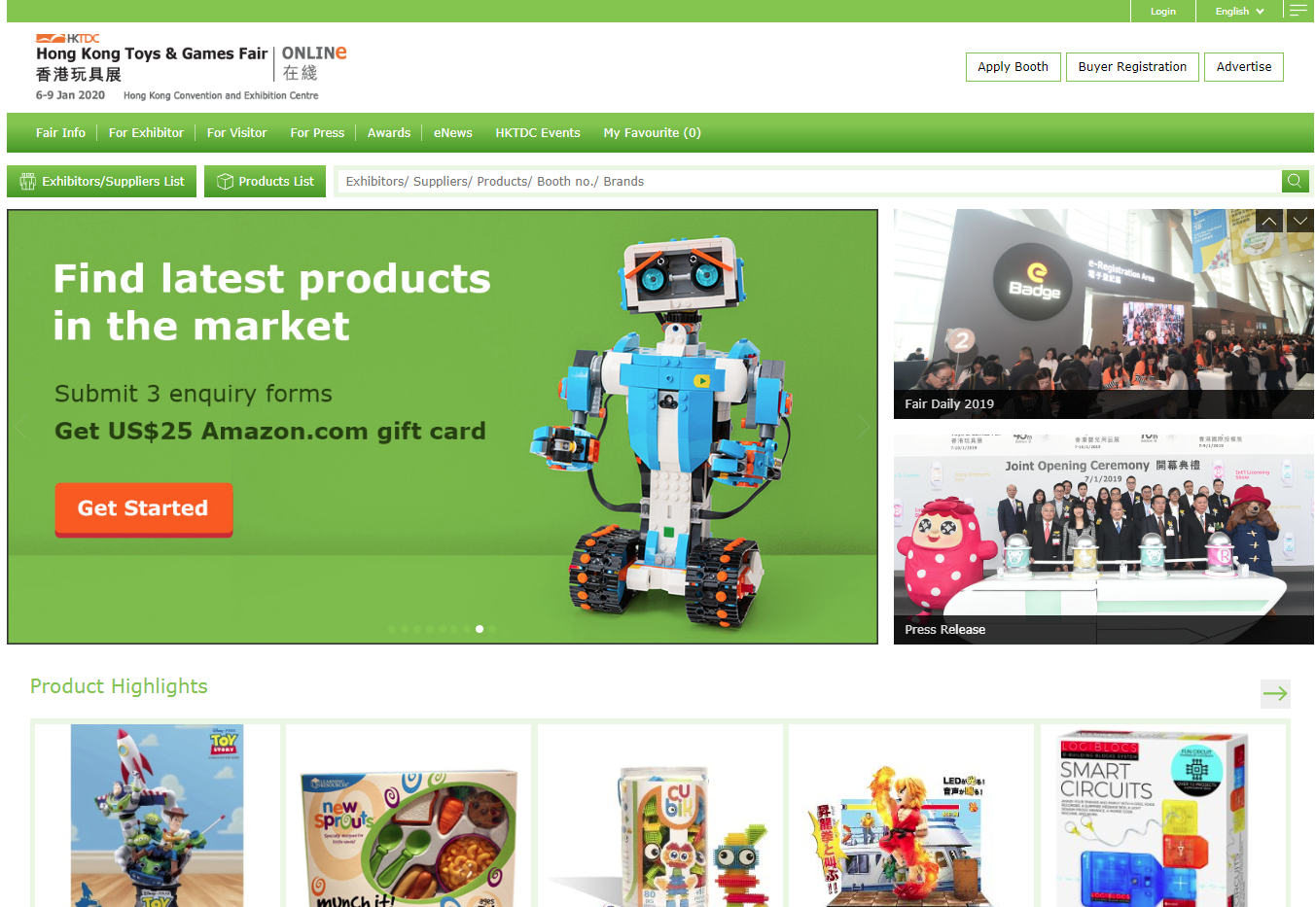 toy websites